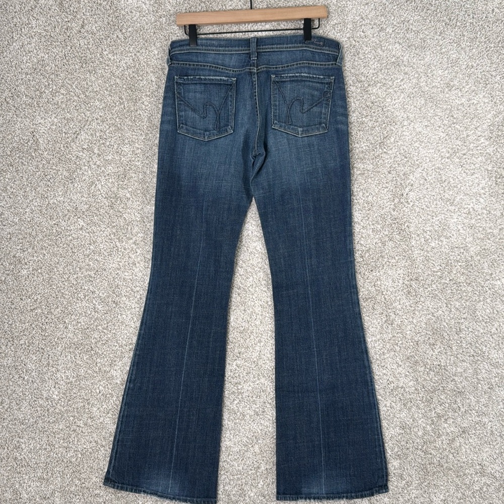Citizens Of Humanity Dark Blue Wide Leg Jeans
